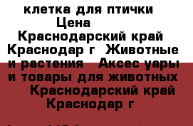 клетка для птички › Цена ­ 200 - Краснодарский край, Краснодар г. Животные и растения » Аксесcуары и товары для животных   . Краснодарский край,Краснодар г.